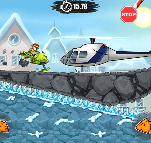 Moto X3M Winter game